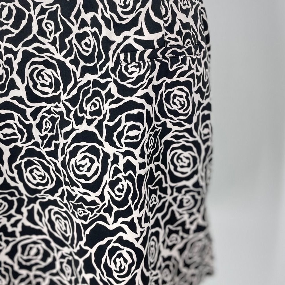 Coral Bay Black White Floral Golf Skort | Size 10 | Activewear Casual Classic - Picture 3 of 14